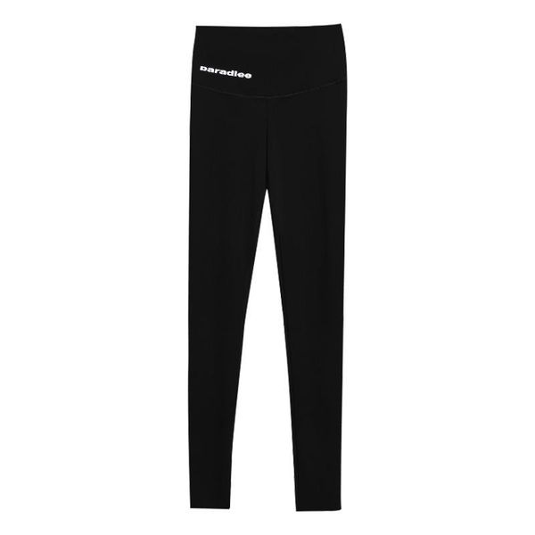 

women's leggings dingshite tiktok plus velvet women winter thick high waist elasticity keep warm sport legging ladies, Black