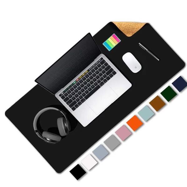

mouse pads & wrist rests eco-friendly pad xxl pu table mat for computer desk non slip large leather gaming mousepad office lapcushion