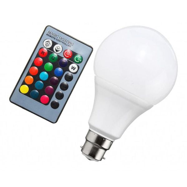 

decorative objects & figurines b22 socket 85-265v color led light bulb changing decoration