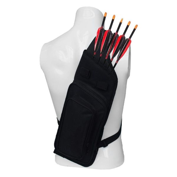 

stuff sacks arrow quiver adjustable archery bag hunting back tube with strap case holder