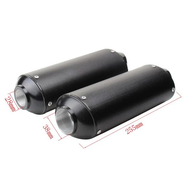 

motorcycle exhaust system 28mm or 38mm muffler pipe for 125 150 160cc dirt pit bike atv