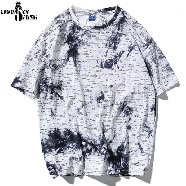 

men's t-shirts men women harajuku tie-dye print t shirts streetwear casual hip hop fashion short sleeve tshirts 2021 summer tees1, White;black