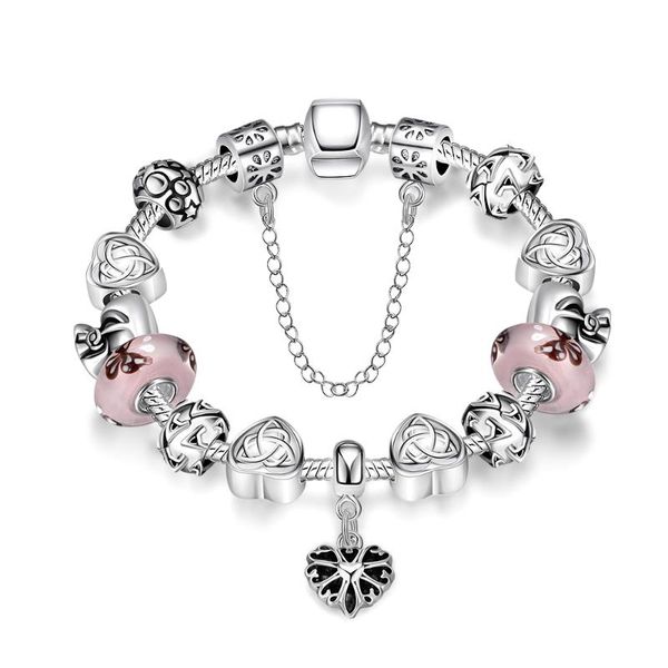 

tennis nb10 romantic heart zirconia stone engagement charm bracelet for women wedding jewelry, Golden;silver