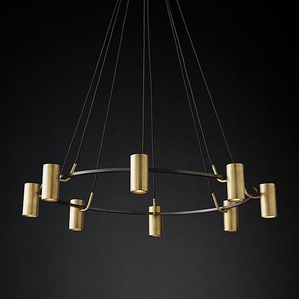 

ceiling lights post-modern american simple chandelier nordic retro living room dining light luxury bedroom study model