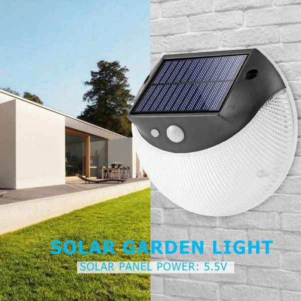 

outdoor wall lamps stairway aisle lamp high power intelligent infrared motion sensor waterproof solar panel decorative light