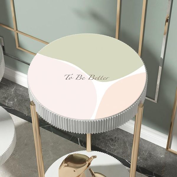 

table cloth tea mat round pvc cloths 1.5mm thick luxury soft glass kitchen decoration covers placemats home textiles dec