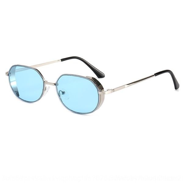 

yvu 2021eyeglass and wo cycling round 2021men's and women's metal metal round sunglasses outdoor sunglasses, White;black