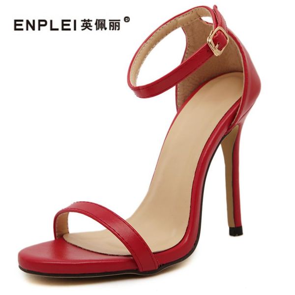 

wild high heel sandals fashion comfortable suede open toe roman height 12cm, Black