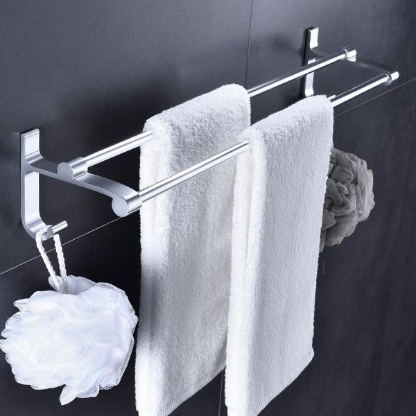 

bathroom storage & organization simple towel rack punching bar aluminum shelf hardware accessories