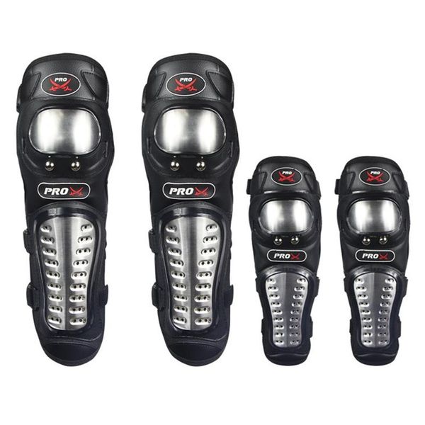 

4pcs/set motorcycle knee pads kneepad stainless and elbow pad for bicycle riding protective gear guards kit armor