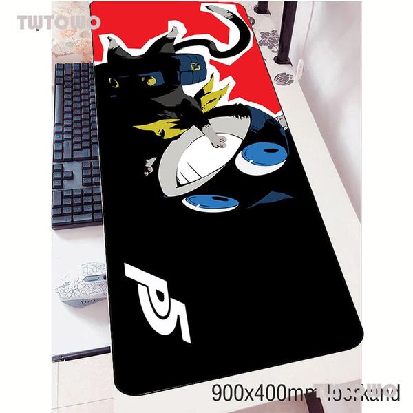 

mouse pads & wrist rests persona 5 padmouse 900x400x2mm gaming mousepad game arrival pad gamer computer desk anime mat notbook mousemat pc