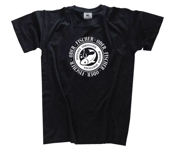 

or fishing-angler angling german sports fishing fish t-shirt s-xxxl, White;black