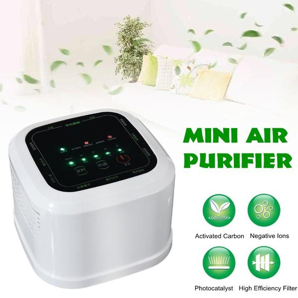 

household deskpurifiers for disinfection mini air purifier formaldehyde ozone ionizer generator intelligent cleaner
