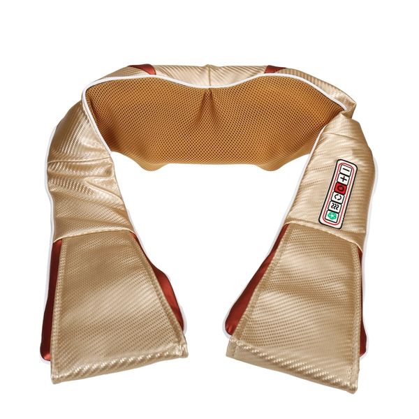 

electric shiatsu kneading massager infrared heating neck shoulder back body