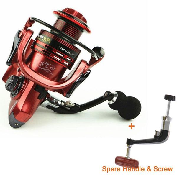 

baitcasting reels yumoshi 14bb metal spinning reel bait lure casting fishing river sea rock bass trout carp angling tackle rod tackle+spare