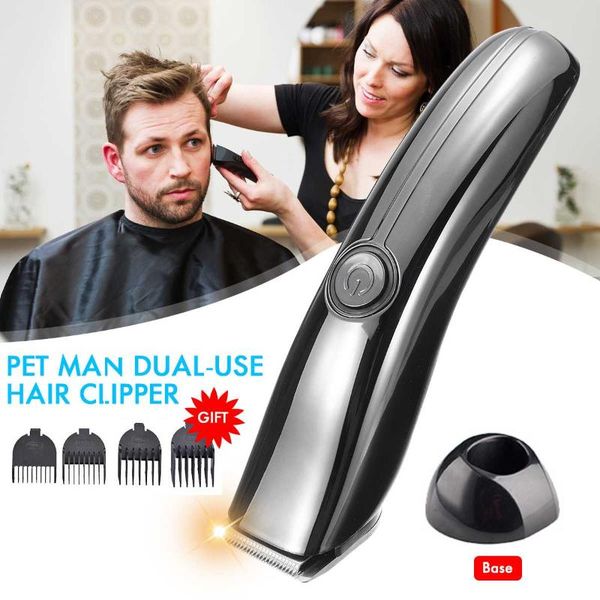 

hair clippers 8pcs usb electric pet/man shaver set rechargeable pet trimmer man low-noise razor grooming fur
