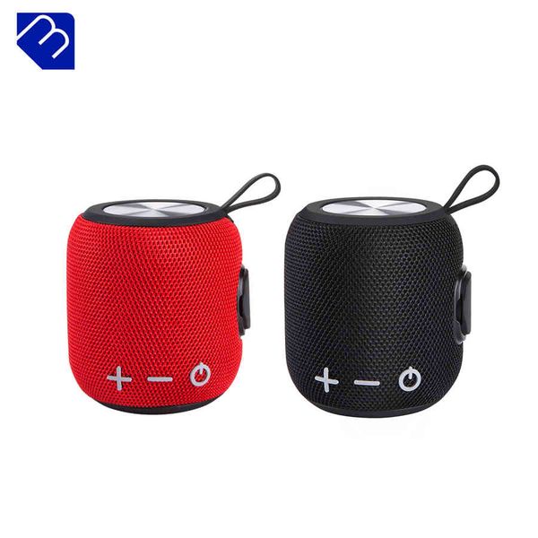 

2021 ipx7 waterproof portable bluetooth 5.0 speaker wireless mini heavy bass build in 1800ma subwoofer loudspeaker speaker