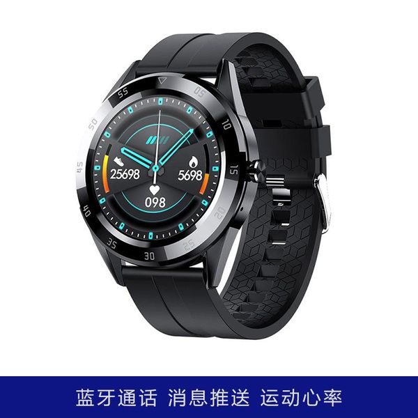 

wristwatches 2021 y10 smart bracelet round screen bluetooth call heart rate blood pressure monitoring multifunctional sports, Slivery;brown