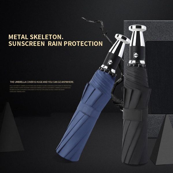 

umbrellas men umbrella corporation windproof strong wind resistant folding automatic business sun rain women for fish big parasol
