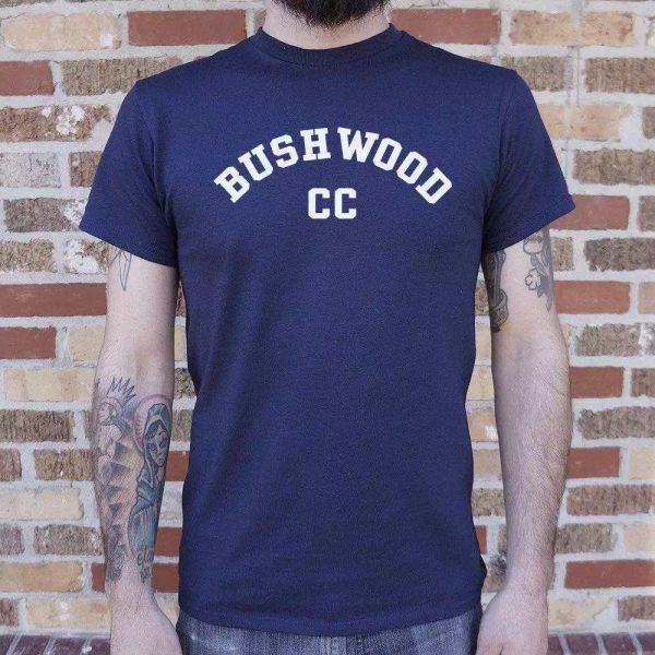 

bushwood country club t-shirt | short sleeve graphic tee, White;black