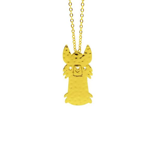 

pendant necklaces elfin cute alpaca trendy llama women jewellery lover gift, Silver