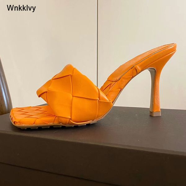 

70% off wholesale sandals flip-flops women sandals weave high heels summer dress party shoes real leather crossover gladiator slippers handm, Black