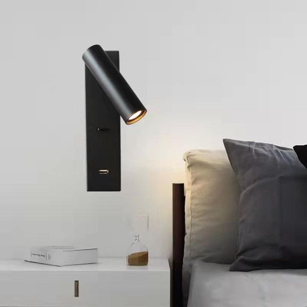 

instock el night light table lamp led deskbed in b & rooms bedroom open installation wireless charging usb lamps