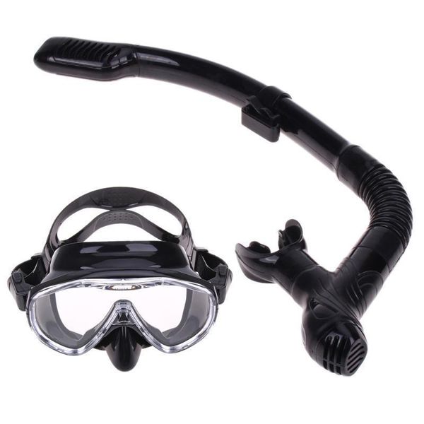 

diving masks wide view scuba mask silicone skirt three-lens panoramic dive snorkeling for adults snorkel