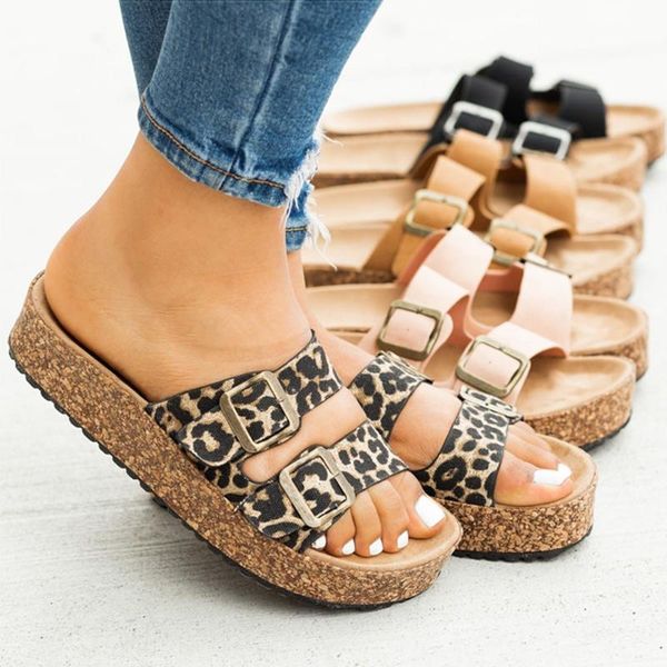 

women sandals 2021 casual summer shoes for flat classic slippers chaussure femme size 43 low heels sandalias, Black