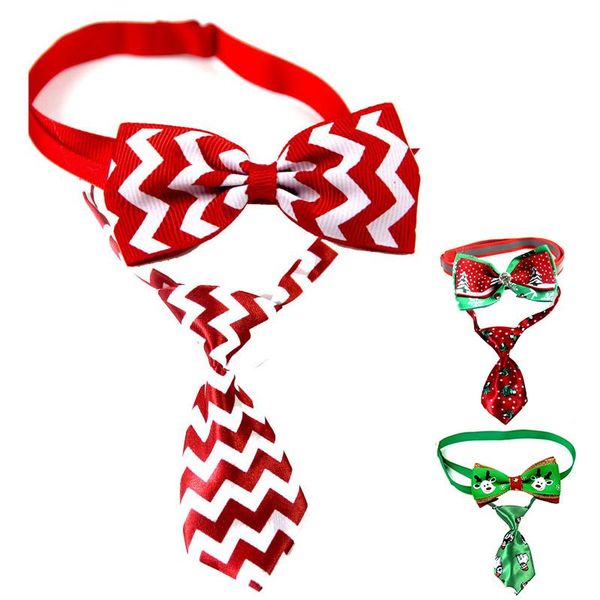 

cat costumes christmas cartoon print pet clothing accessories bow tie year decoration