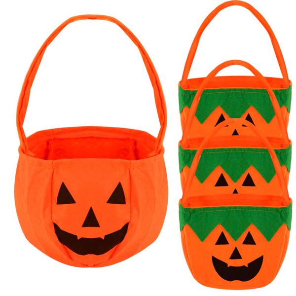 

gift wrap trick or treat halloween pumpkin candy bags kids favor portable handbag for home decor props gifts packing pouch
