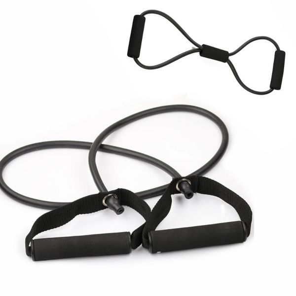 

2pcs fitness resistance bands exercise workout cordages tubes practical yoga training elastic pull rope
