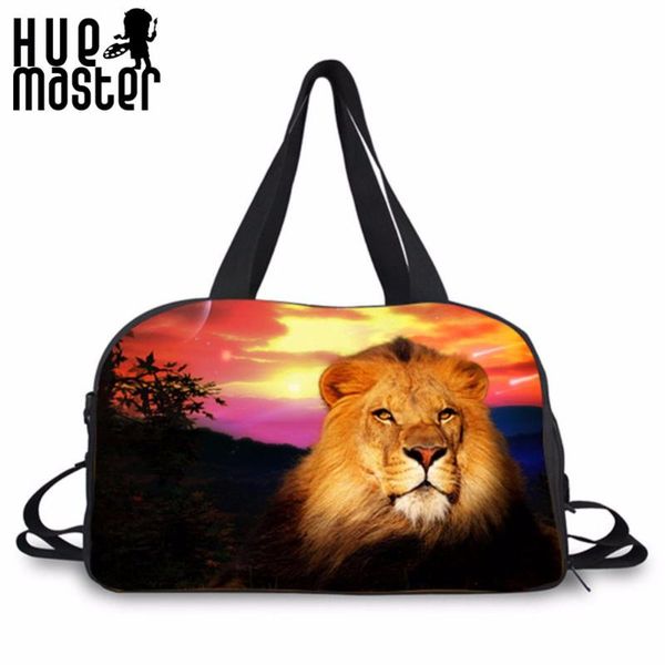 

duffel bags travel tote large capacity men duffle lion printing canvas trip handbags independent shoes pocket design luggage bag