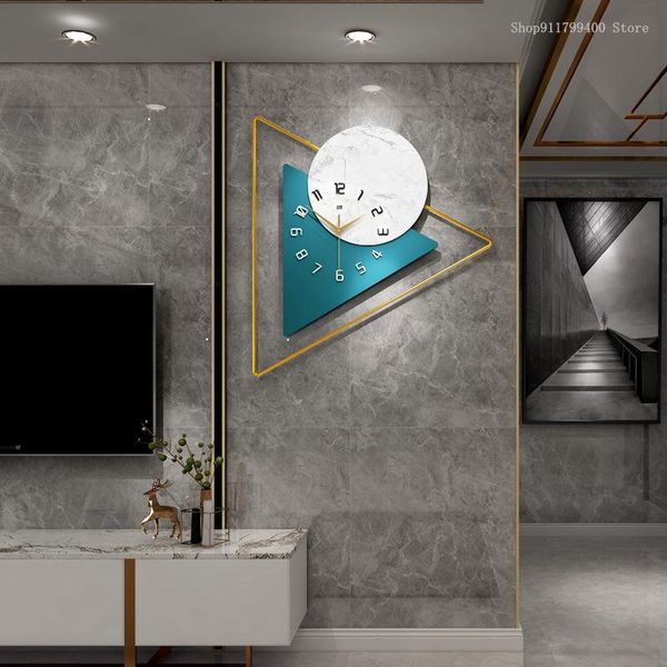 

wall clocks clock creative personality art modern simple nordic light luxury living room household fashion decoration