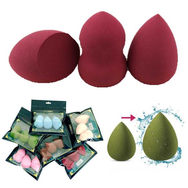 

sponges, applicators & cotton 3pcs multi-color makeup sponge puff beauty egg face foundation powder cream sponges cosmetic women's