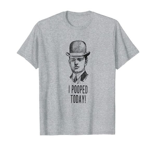 

i pooped today funny poop shirt, White;black