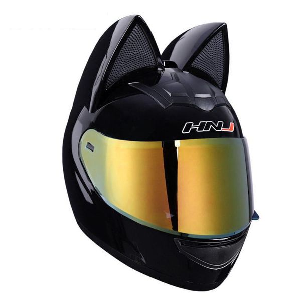 

motorcycle helmets helmet cool and cute cat-shaped full men women personality road