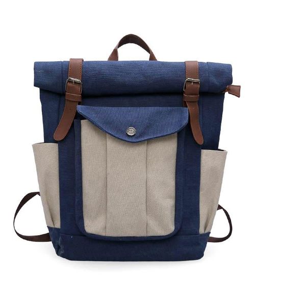 

backpack 2021 teenager boys and girls vintage casual travel school student style large capacity canvas backpacks