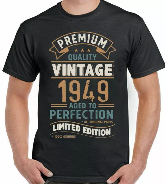

72nd birthday 1949 man funny 72 age vintage year limited edition, White;black