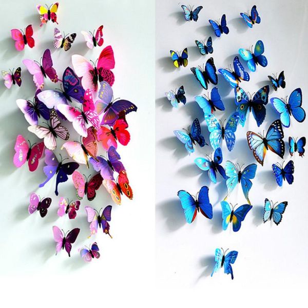 

wall stickers butterfly 3d wallpaper pvc house decoration wallpapers for living room
