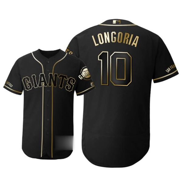 

san francisco giants men 10 evan longoria youth jersey, Black;red