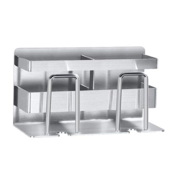 

toothbrush holders 1 pcs wall mount creative holder stainless steel bathroom storage organizer