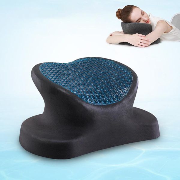 

slow rebound memory foam nap pillow student desk sleeping rest orthopedic office gel cushion support neck travel pillows