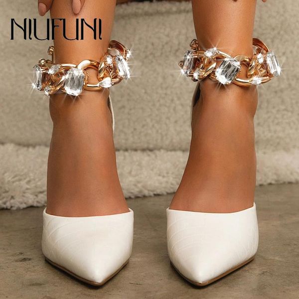 

sandals buckle rhinestone summer crystal ankle strap women's pointed zip stiletto high heels females wedding shoes, Black