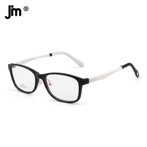 

sunglasses jm tr90 square kids blue light glasses 9025, White;black