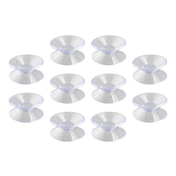 

hooks & rails 10pcs 30mm double sided suction cups sucker pads for glass