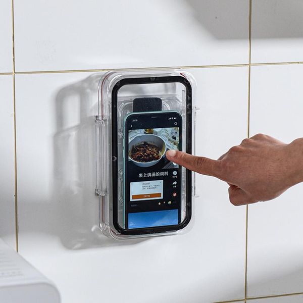 

cell phone mounts & holders 30 degree fixed opening angle shower holder waterproof mount high sensitivity case for