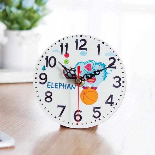 

wall clocks wood battery creative clock round reloj de pared retro style 1pc