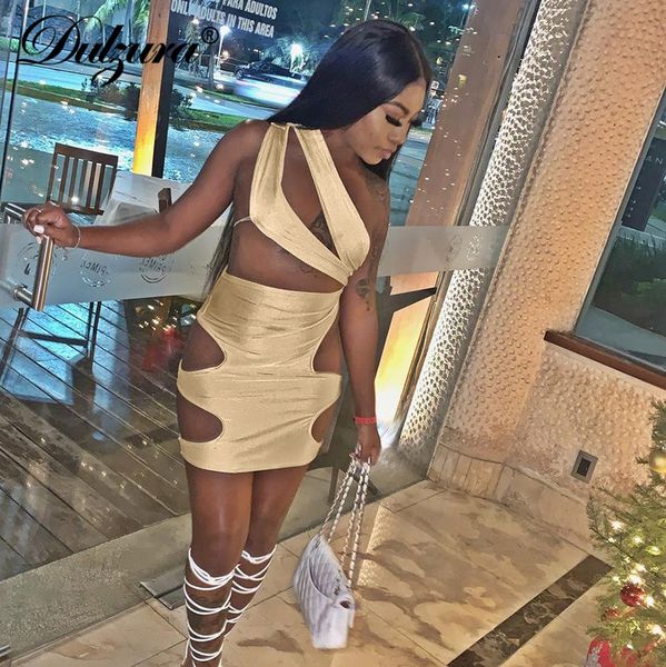 

hollow out patchwork women single shoulder mini dress bodycon streetwear party club 2021 summer clothes festival, Black;gray