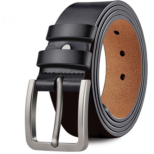 

belts belt men's leather pin buckle casual first layer cowhide fashion classic vintage men, Black;brown